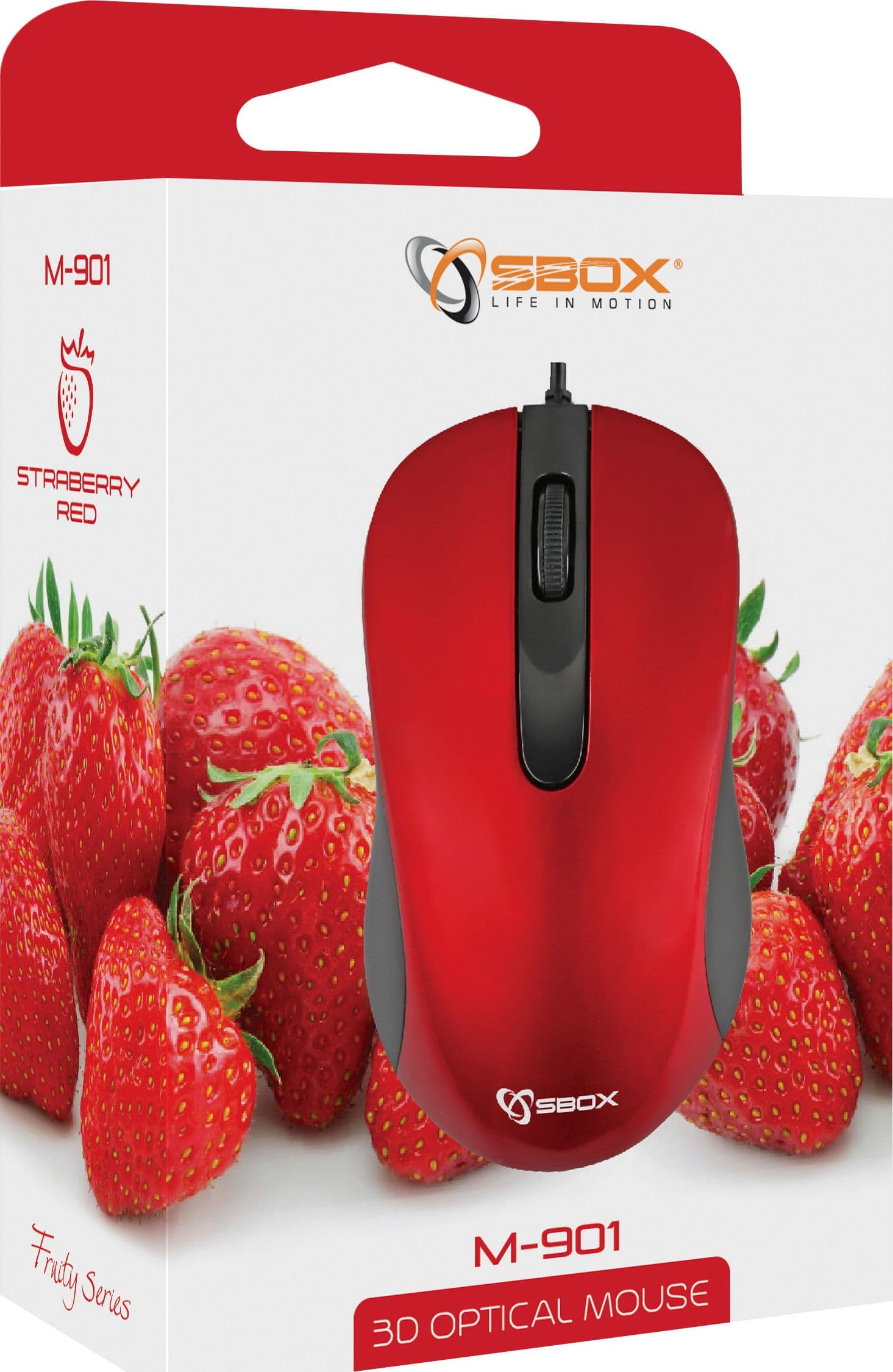 Mouse Ottico 3D USB 1000dpi M-901 Rosso in  Scontolo.net - Potenza, commercioVirtuoso.it