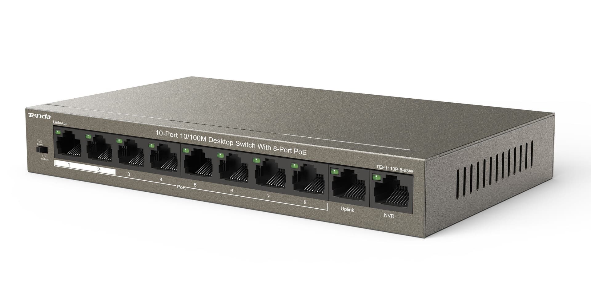 Switch Desktop 8 porte 10/100M PoE 63W TEF1110P-8-63W in  Scontolo.net - Potenza, commercioVirtuoso.it