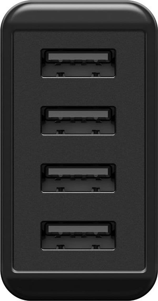 Caricatore da Muro USB a 4 vie 30W Nero in Caricabatterie da muro Scontolo.net - Potenza, commercioVirtuoso.it