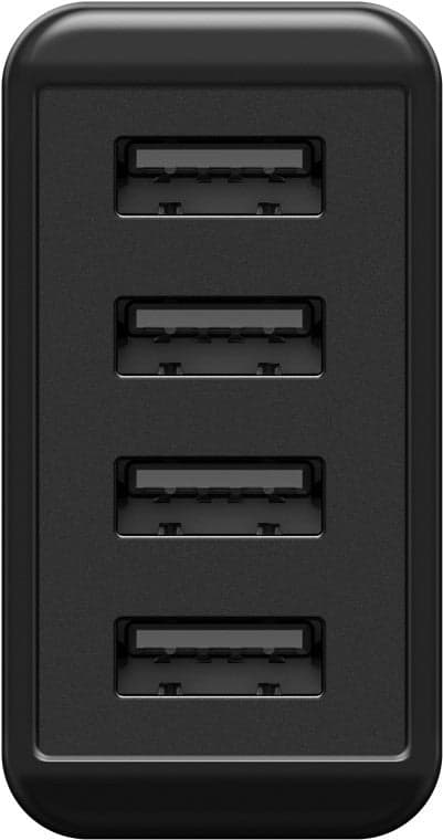 Caricatore da Muro USB a 4 vie 30W Nero in Caricabatterie da muro Scontolo.net - Potenza, commercioVirtuoso.it
