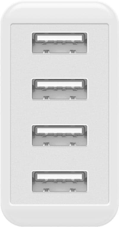Caricatore da Muro USB a 4 vie 30W Bianco in Caricabatterie da muro Scontolo.net - Potenza, commercioVirtuoso.it