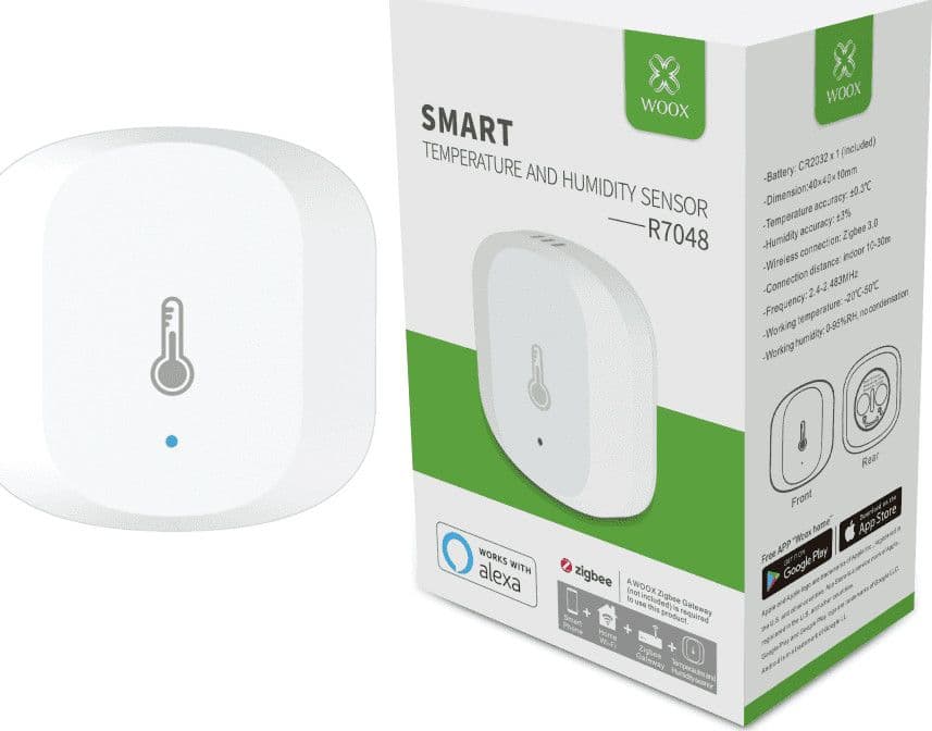 Sensore Smart Temperatura e Umidit&agrave, R7048 Zigbee in Sonde e sensori di temperatura Scontolo.net - Potenza, commercioVirtuoso.it