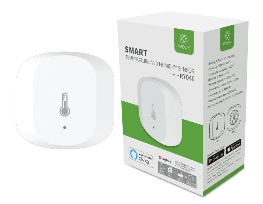 Sensore Smart Temperatura e Umidit&agrave, R7048 Zigbee in Sonde e sensori di temperatura Scontolo.net - Potenza, commercioVirtuoso.it
