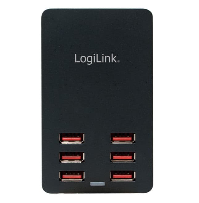 Caricatore da Tavolo a 6 porte USB 32W Nero in Caricabatterie da muro Scontolo.net - Potenza, commercioVirtuoso.it