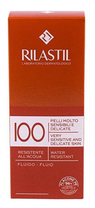 Rilastil fluido solare spf100 per pelli sensibili 75ml in Protezione solare viso Clubfarma - Melilli, commercioVirtuoso.it