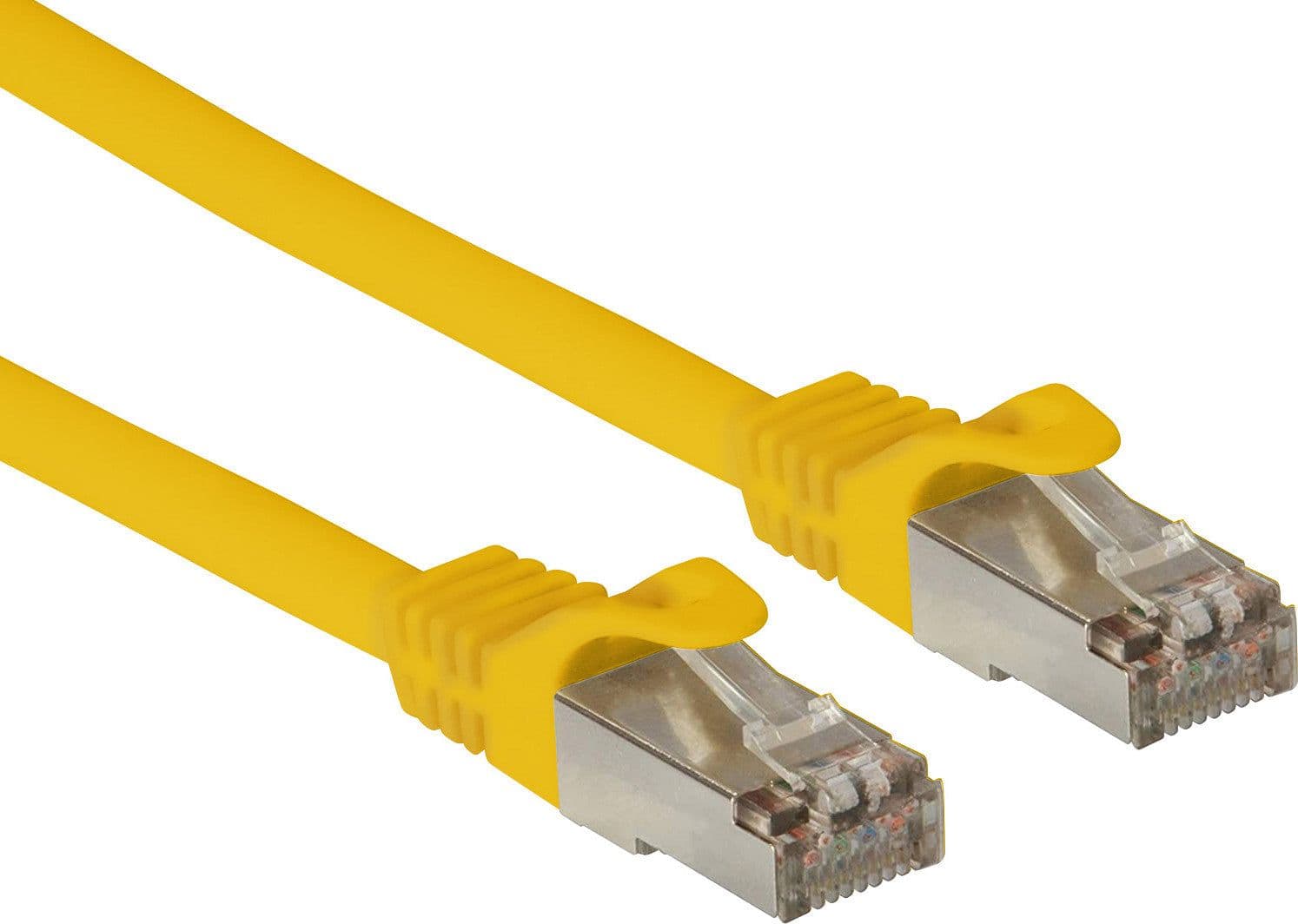 Cavo di rete Patch in CCA Schermato Cat. 6 Giallo F/UTP 2m Bulk in Cavi Ethernet Scontolo.net - Potenza, commercioVirtuoso.it