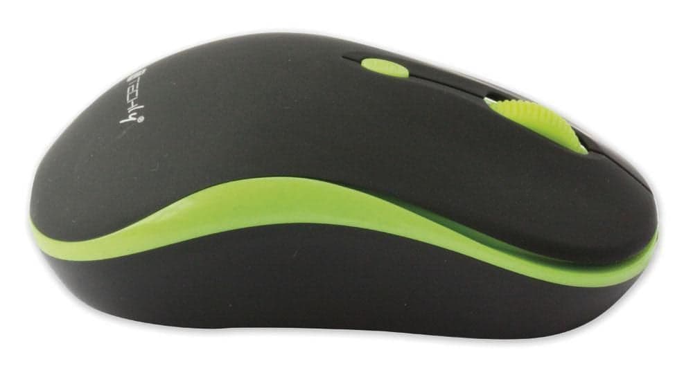 Mouse Wireless 2.4GHz 800-1600 dpi Nero/Verde in  Scontolo.net - Potenza, commercioVirtuoso.it