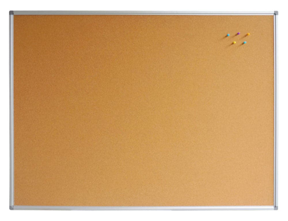 Bacheca Lavagna in Sughero Cornice in Alluminio Anodizzato 45x60 cm in Bacheche Scontolo.net - Potenza, commercioVirtuoso.it