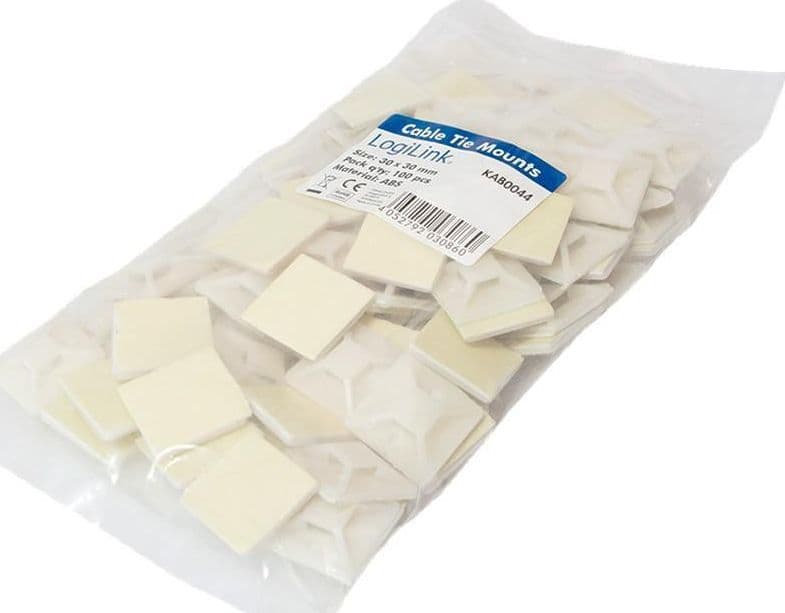 Supporto Autoadesivo 28x28 mm per Fascette 100 Pz Beige in Stringicavi Scontolo.net - Potenza, commercioVirtuoso.it