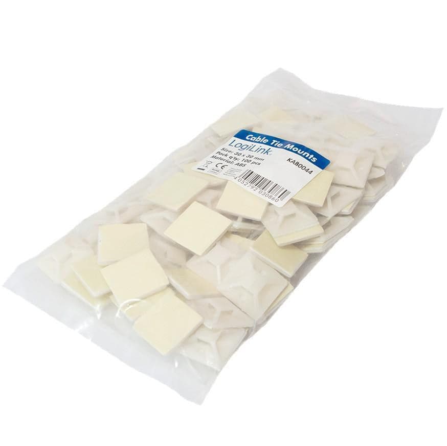 Supporto Autoadesivo 28x28 mm per Fascette 100 Pz Beige in Stringicavi Scontolo.net - Potenza, commercioVirtuoso.it