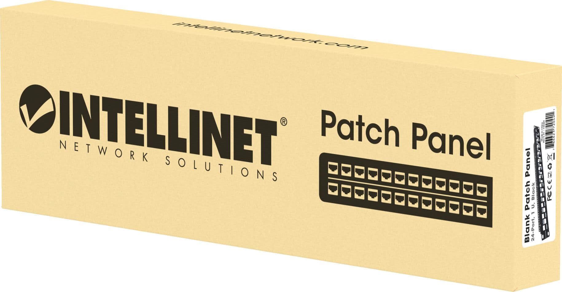 Pannello Patch Slim 1HE 24 Posti Keystone Senza Frutti Nero in Cavi Ethernet Scontolo.net - Potenza, commercioVirtuoso.it