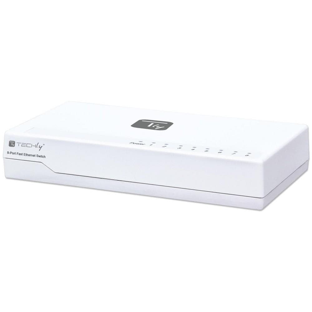 Switch Hub 10/100 Mbps Fast Ethernet 8 Porte in  Scontolo.net - Potenza, commercioVirtuoso.it