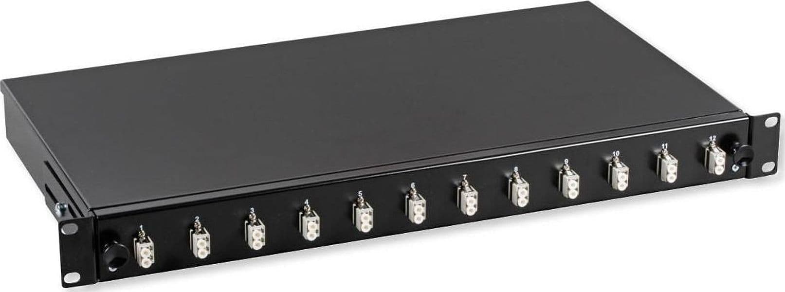 Cassetto Ottico 19'' con 12 bussole LC Duplex Multimodale OM2 Nero in  Scontolo.net - Potenza, commercioVirtuoso.it
