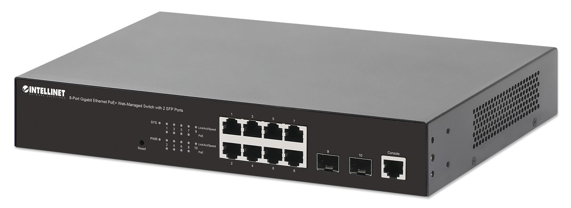 Switch Gigabit Ethernet 8 Porte PoE+ Web-Managed con 2 porte SFP in  Scontolo.net - Potenza, commercioVirtuoso.it