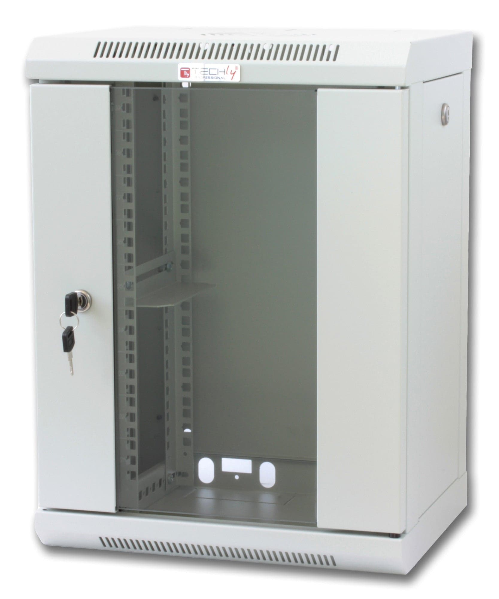 Armadio Rack 10'' a muro 9 unit&agrave con pannelli asportabili Grigio prof. 300 mm in  Scontolo.net - Potenza, commercioVirtuoso.it