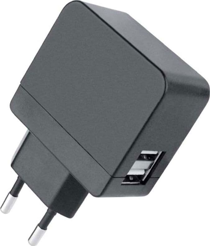 Caricatore 2 USB 2,1A Compatto Spina Europea 2 pin Nero in Caricabatterie da muro Scontolo.net - Potenza, commercioVirtuoso.it