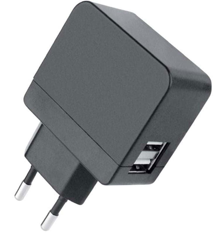 Caricatore 2 USB 2,1A Compatto Spina Europea 2 pin Nero in Caricabatterie da muro Scontolo.net - Potenza, commercioVirtuoso.it