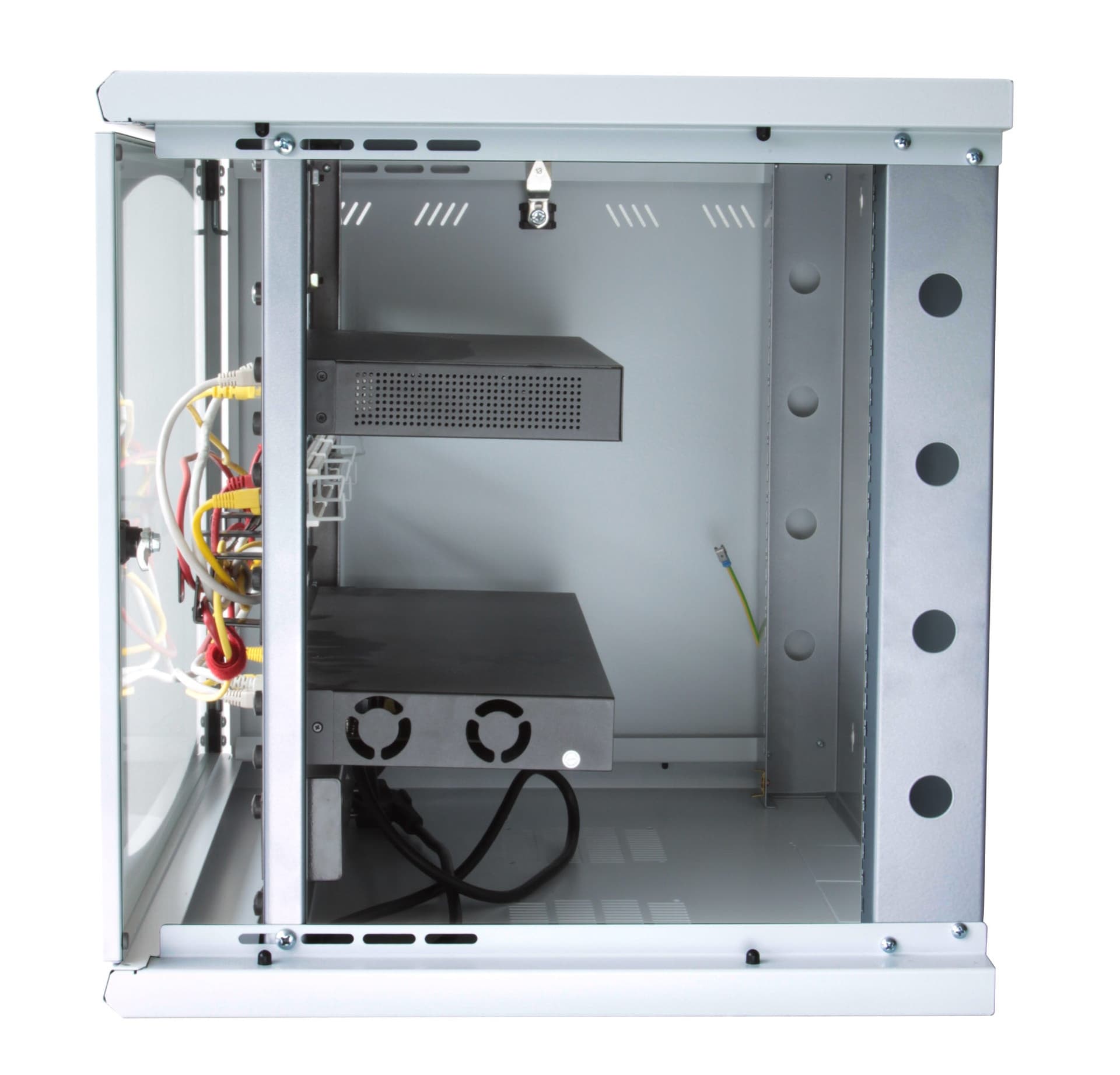 Armadio Rack 19'' a muro 10 unit&agrave sezione unica prof. 500mm Nero in  Scontolo.net - Potenza, commercioVirtuoso.it