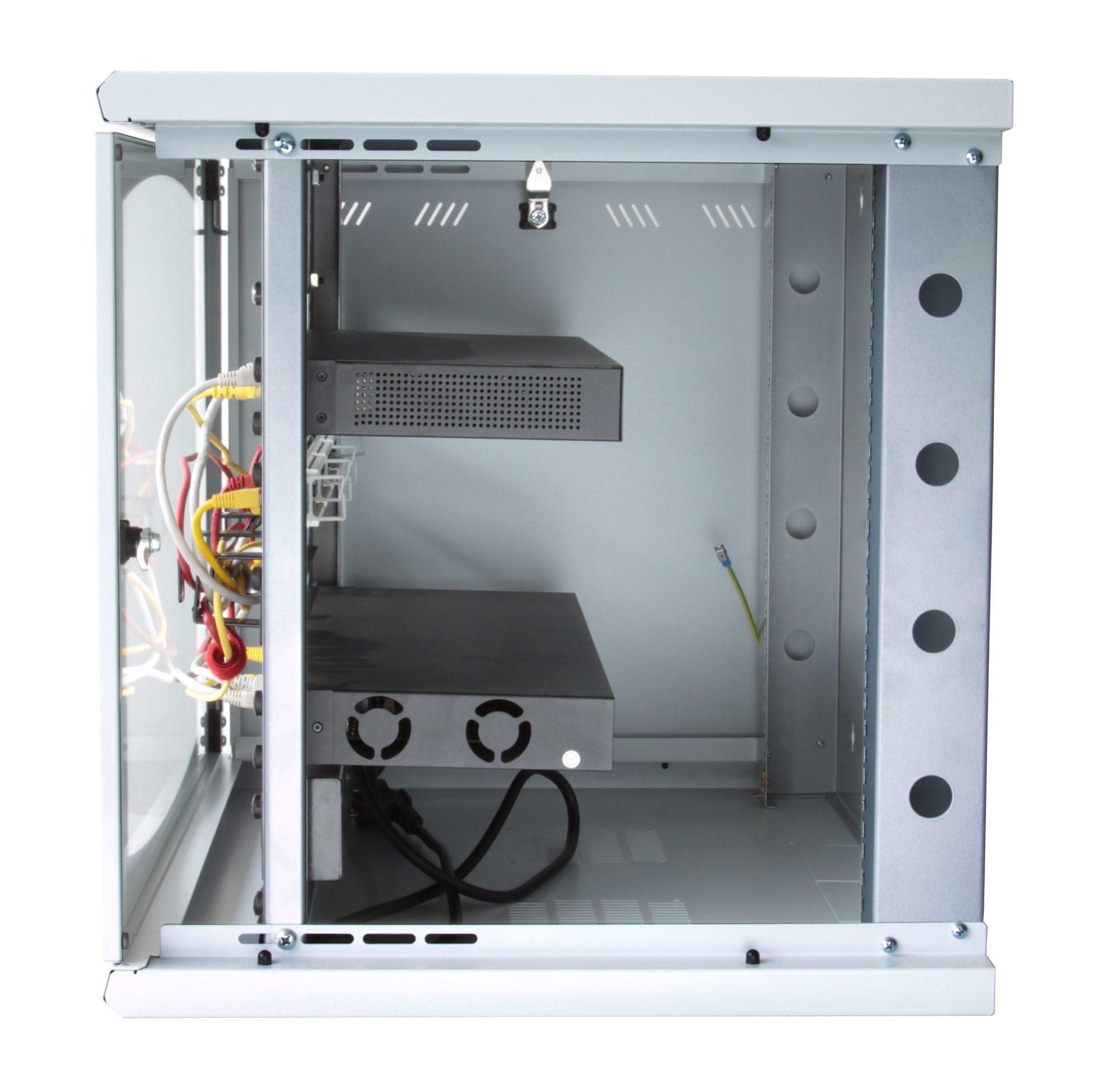 Armadio Rack 19'' a muro 10 unit&agrave sezione unica prof. 500mm Nero in  Scontolo.net - Potenza, commercioVirtuoso.it