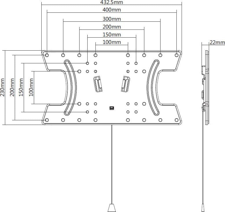 Staffa a Muro Slim per OLED TV 32-65'' Nero in Supporti da parete e da soffitto Scontolo.net - Potenza, commercioVirtuoso.it