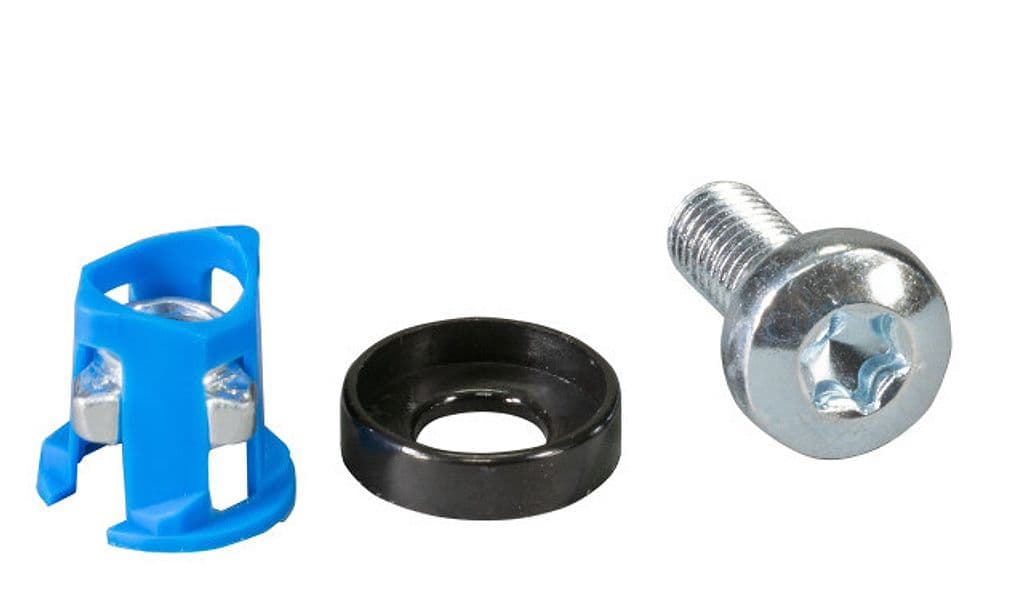 Kit Set 50 Viti M6 Torx 50 Dadi e 50 Rondelle Montaggio Frontale Rack in Kit di bulloni e dadi Scontolo.net - Potenza, commercioVirtuoso.it