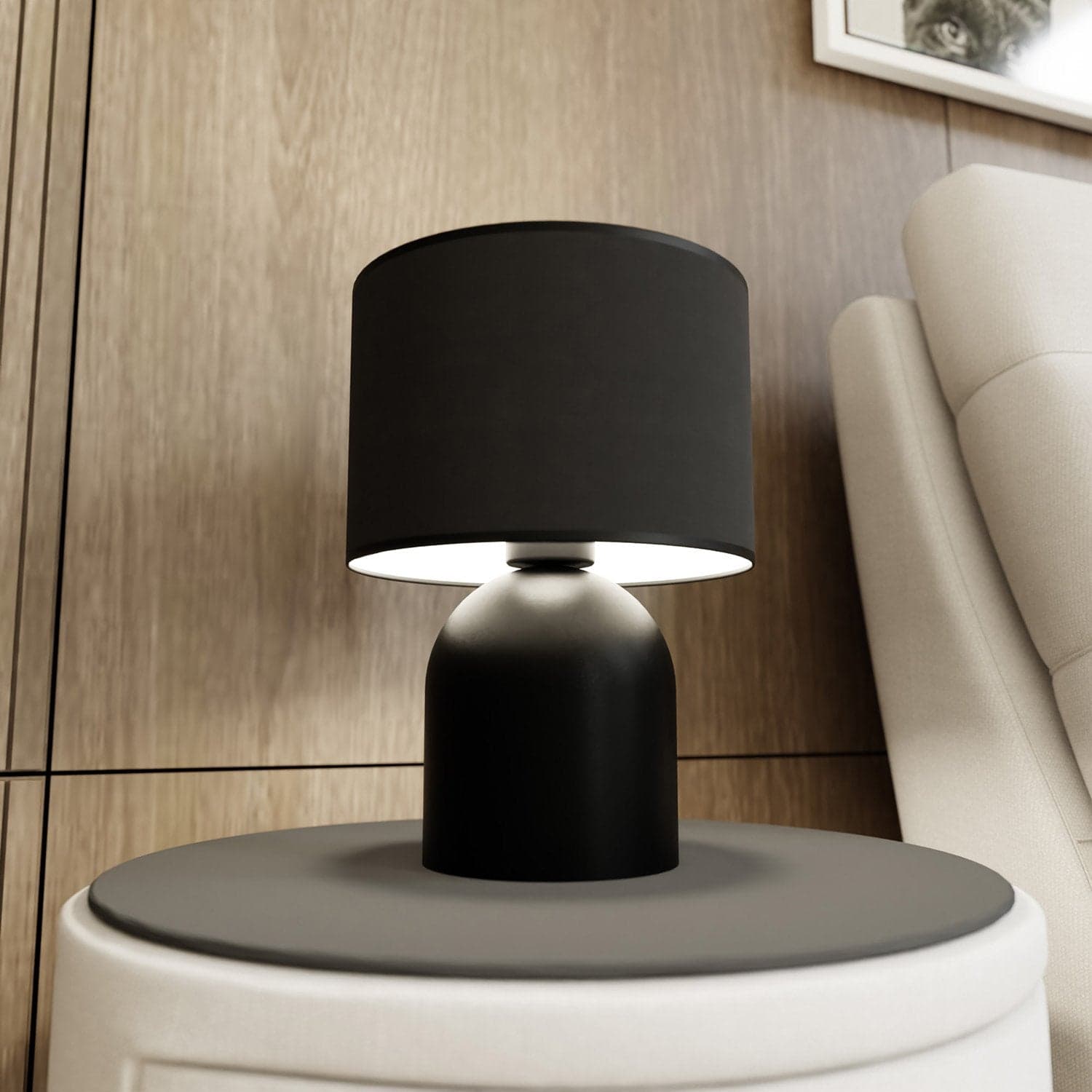 Lampada Da Tavolo Nordica Aspen 1 Luce In Acciaio Nero in Lampade da tavolo e abat-jour LuceArt - Montecorvino Pugliano, commercioVirtuoso.it
