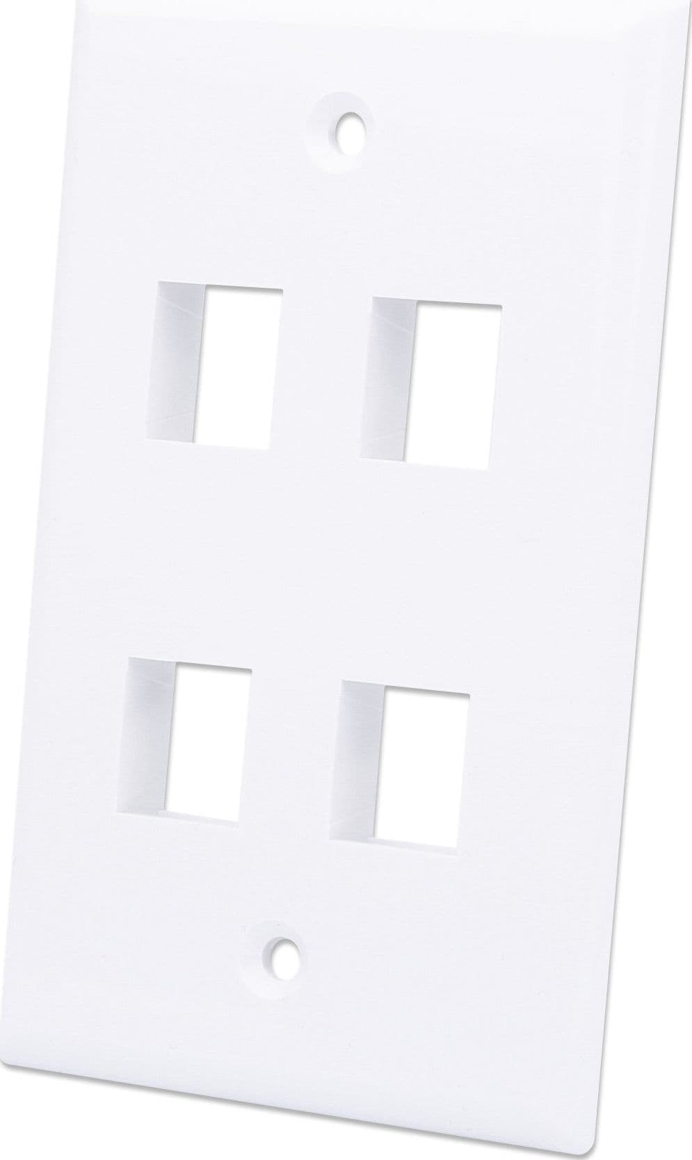 Placca Porta Frutti 4 Posti Mod.503 Bianco in Placche combinate interruttori e prese Scontolo.net - Potenza, commercioVirtuoso.it
