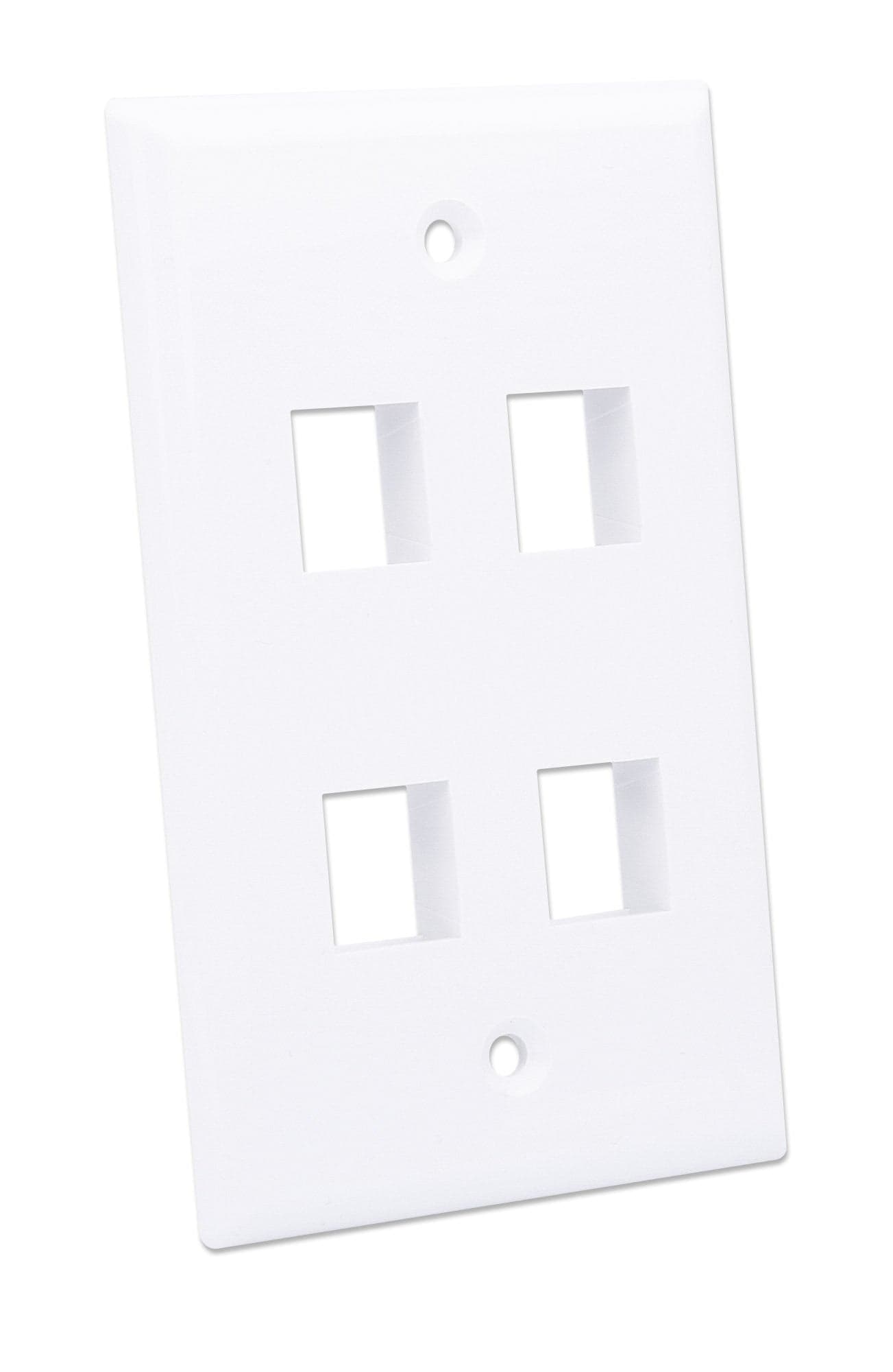 Placca Porta Frutti 4 Posti Mod.503 Bianco in Placche combinate interruttori e prese Scontolo.net - Potenza, commercioVirtuoso.it