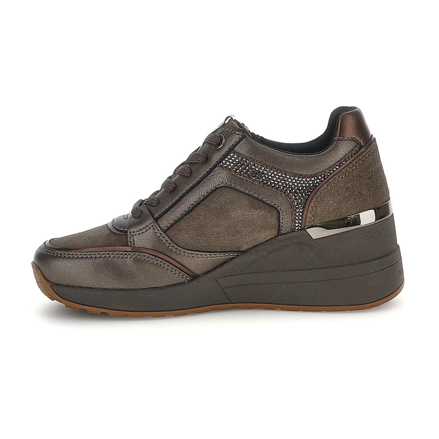 Stonefly sneakers donna Mina 1 pelle e camoscio gray 223104 in Sneaker casual Teresi Calzature - Marsala, commercioVirtuoso.it