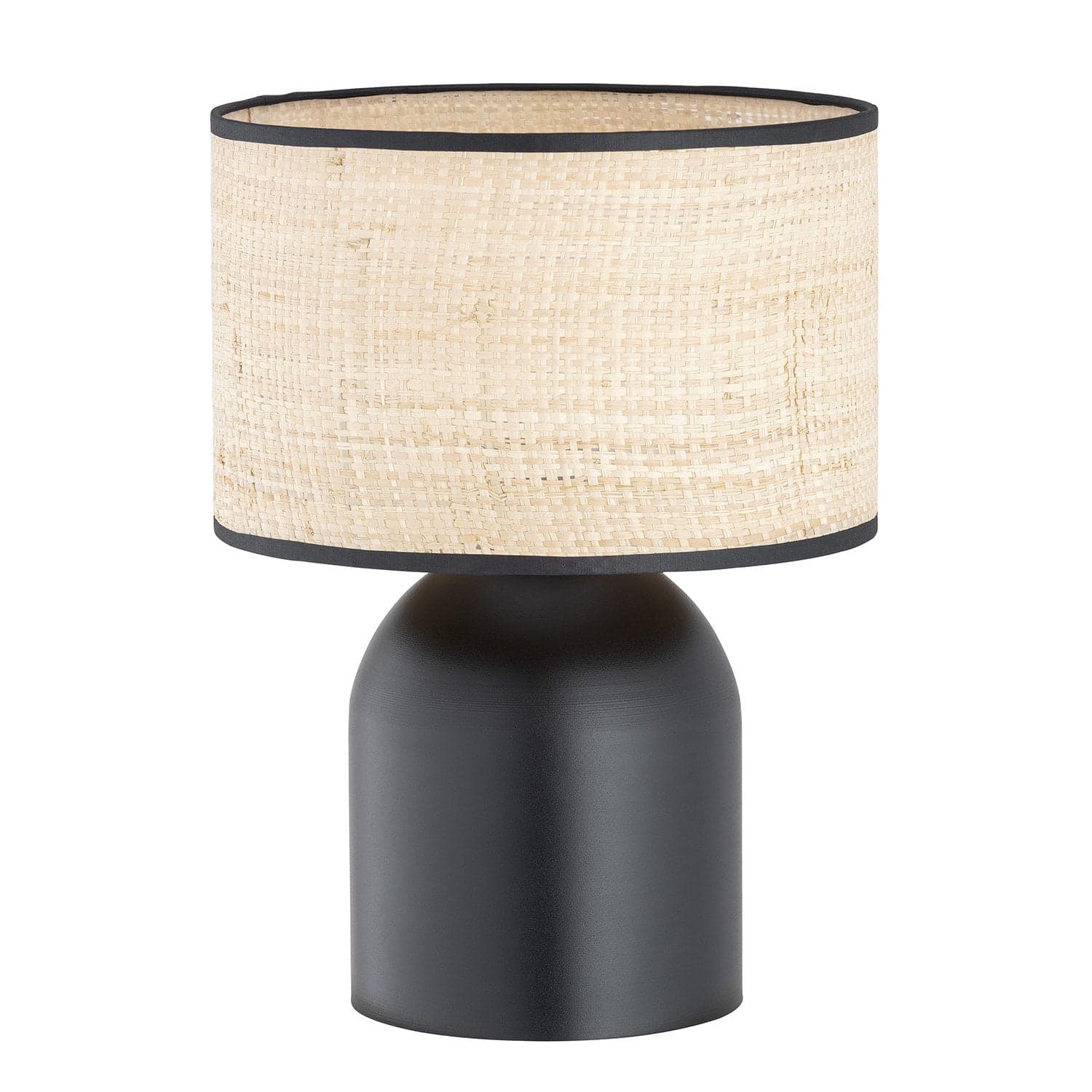 Lampada Da Tavolo Nordica Aspen 1 Luce In Acciaio E Rattan in Lampade da tavolo e abat-jour LuceArt - Montecorvino Pugliano, commercioVirtuoso.it