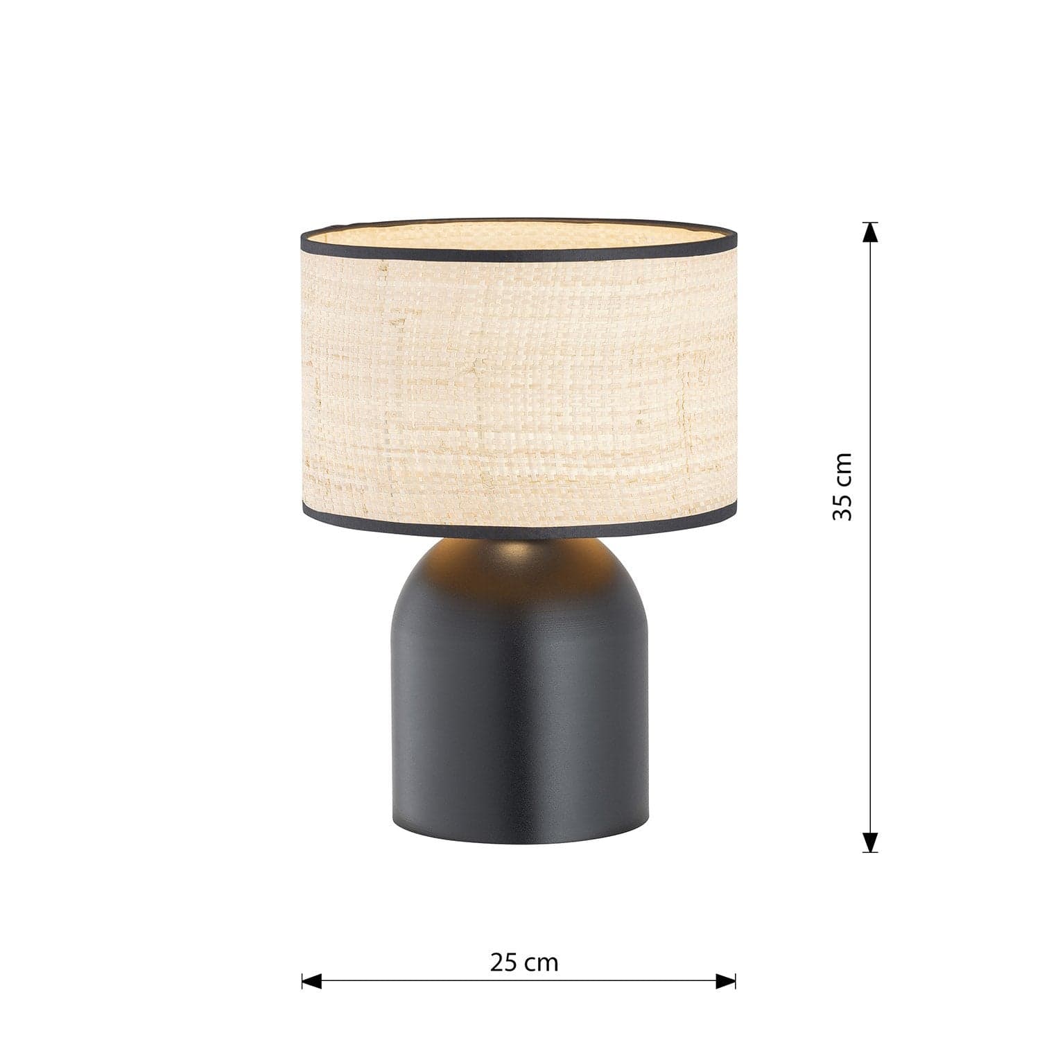 Lampada Da Tavolo Nordica Aspen 1 Luce In Acciaio E Rattan in Lampade da tavolo e abat-jour LuceArt - Montecorvino Pugliano, commercioVirtuoso.it