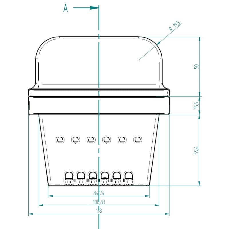 Assieme cestello braciere per stufe a pellet BRA_118X99 in Bracieri Colella Ricambi - Casoria, commercioVirtuoso.it
