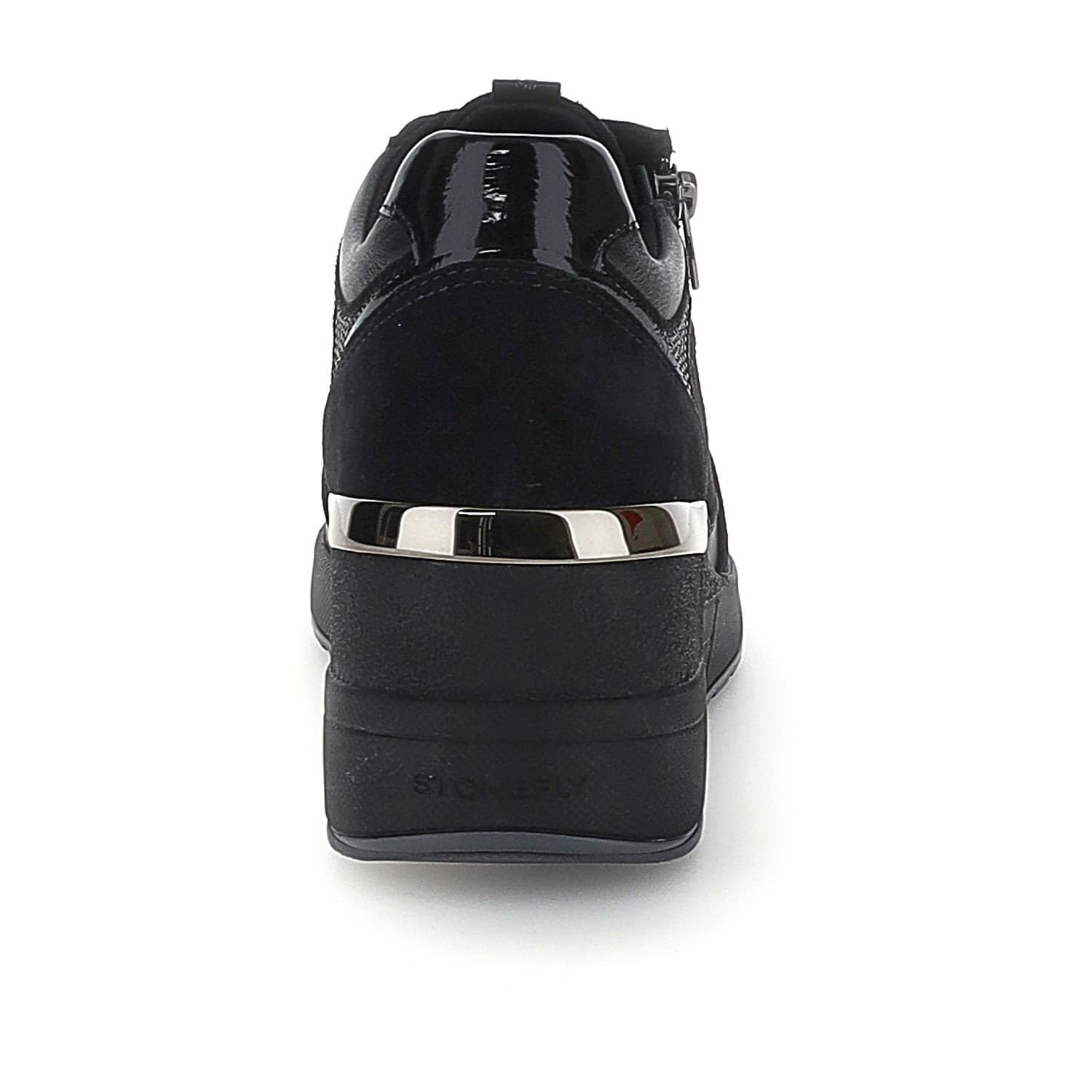 Stonefly sneakers donna Mina 1 in pelle e camoscio black 223233 in Sneaker casual Teresi Calzature - Marsala, commercioVirtuoso.it