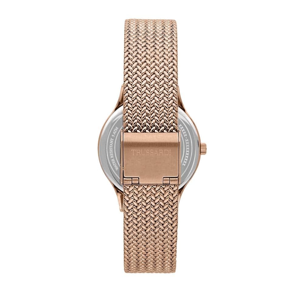 Orologio TRUSSARDI donna T-star oro rosa mesh / bianco in Orologi da polso Web Time Orologi - Milano, commercioVirtuoso.it