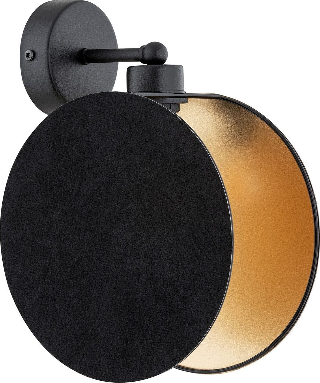 Applique 1 Luce Moderna Motif In Acciaio Nero E Oro in Applique LuceArt - Montecorvino Pugliano, commercioVirtuoso.it