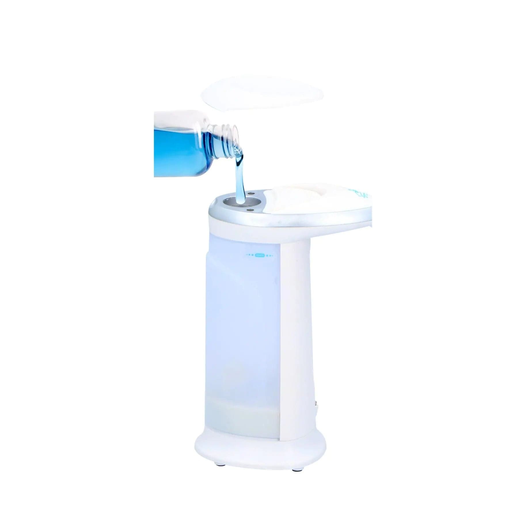 Erogatore Automatico Sapone Liquido Dispenser Infrarossi 330ml Bianco Azzurro in Dosatori per sapone liquido Danyx - Casoria, commercioVirtuoso.it
