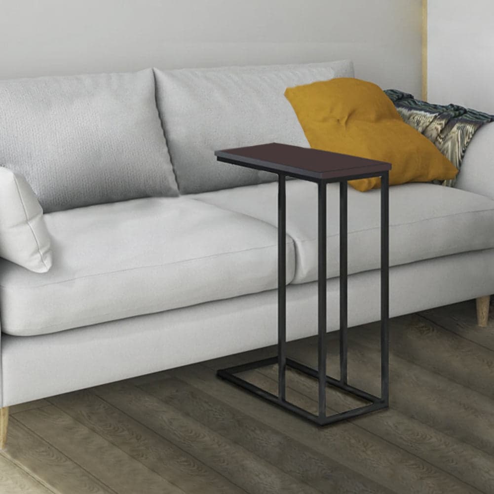 Tavolino Ausiliario da Divano e Letto per Pc Snack Caffè Laptop Legno e Metallo in Vassoi di appoggio Danyx - Casoria, commercioVirtuoso.it