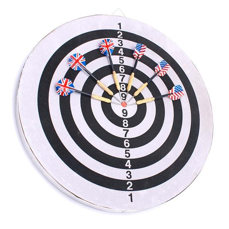 Dart Game Gioco Tirassegno Bersaglio 6 Freccette Modello Deluxe Diametro 45 cm in Bersagli standard Danyx - Casoria, commercioVirtuoso.it
