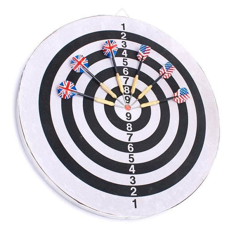 Dart Game Gioco Tirassegno Bersaglio 6 Freccette Modello Deluxe Diametro 45 cm in Bersagli standard Danyx - Casoria, commercioVirtuoso.it