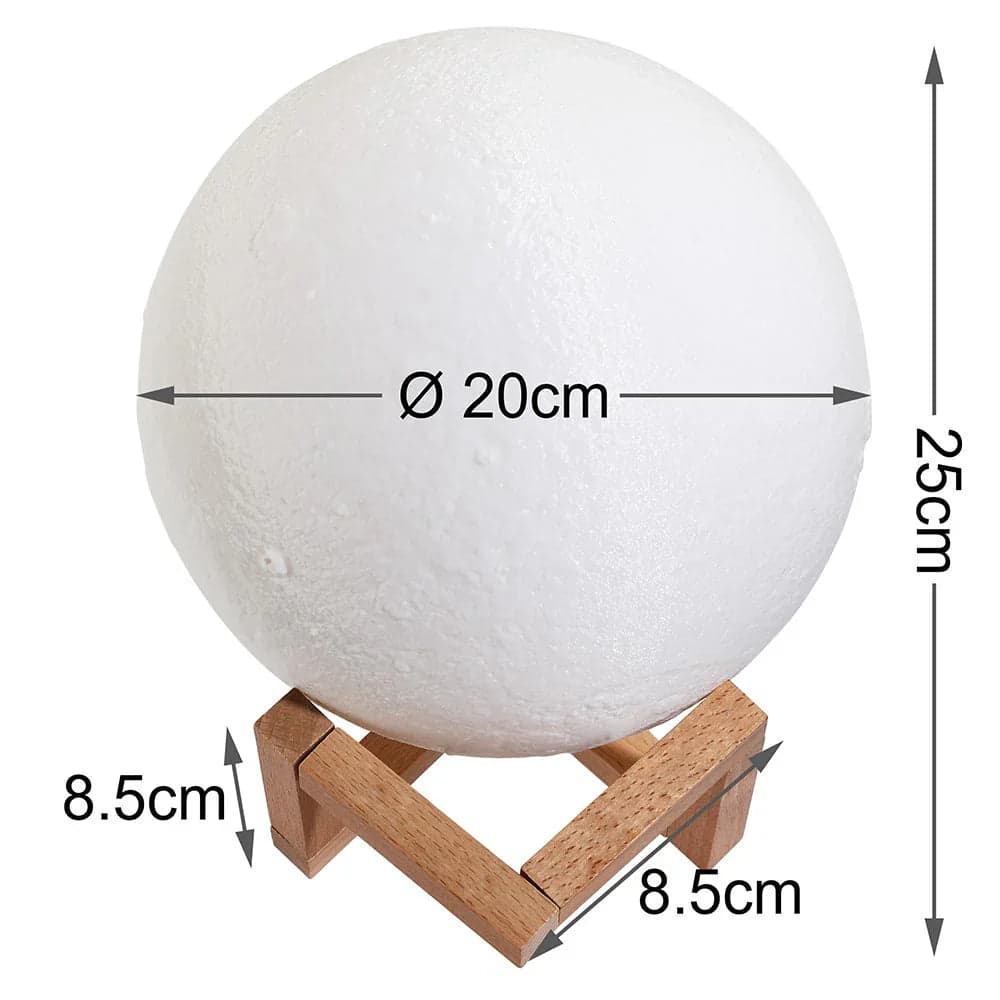 Lampada da Tavolo Sfera 20cm Luce LED RGB Touch e Batteria Ricaricabile USB in Lampade da lavoro Danyx - Casoria, commercioVirtuoso.it