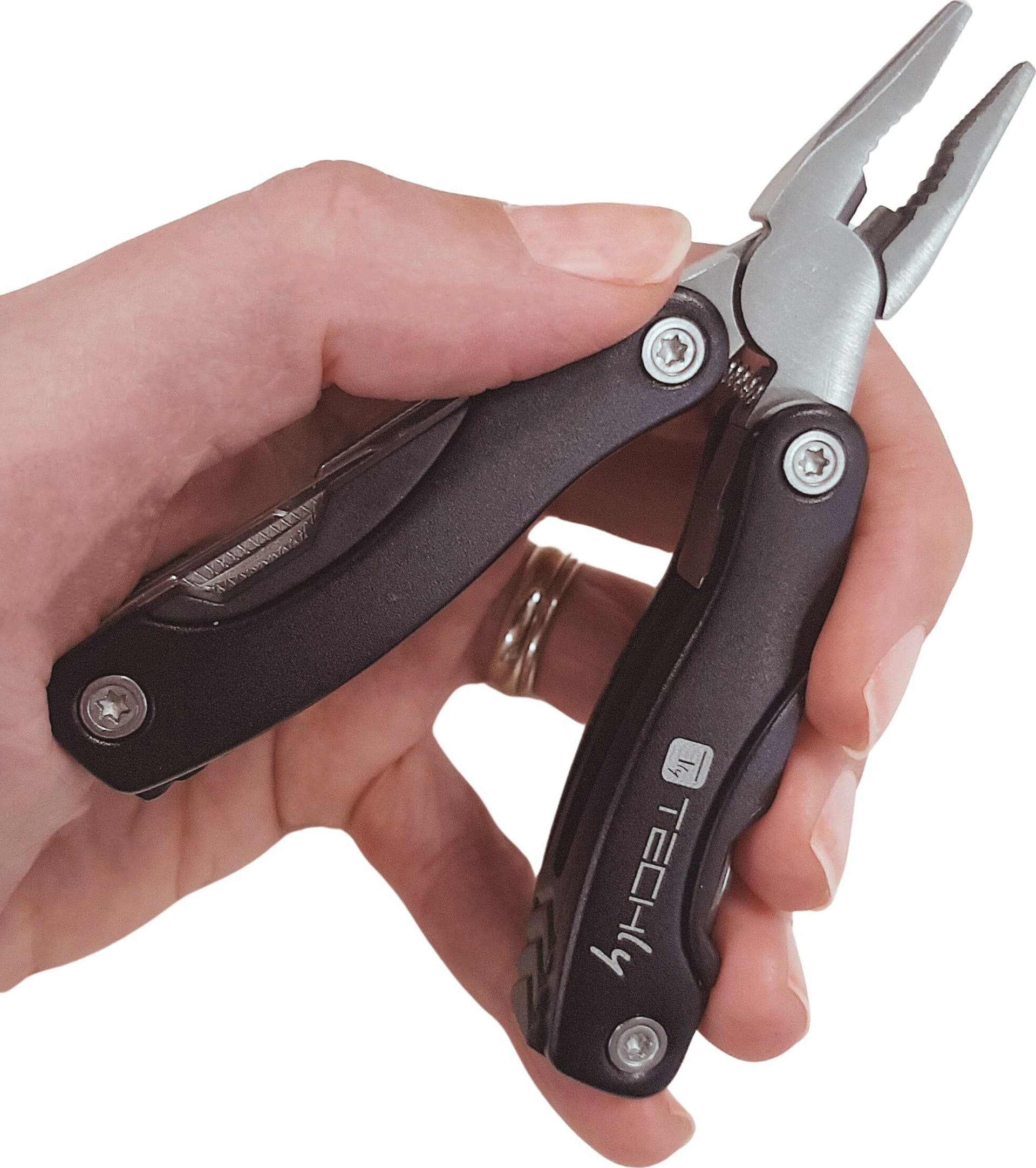 Mini Pinza Multiuso in Acciaio Inossidabile e Alluminio con Custodia in Coltellini svizzeri Scontolo.net - Potenza, commercioVirtuoso.it