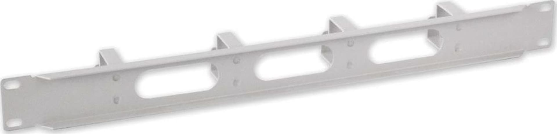 Pannello Passacavi 4 Anelli Corti 3 Fori 1U Grigio in Clip fermacavi da parete Scontolo.net - Potenza, commercioVirtuoso.it