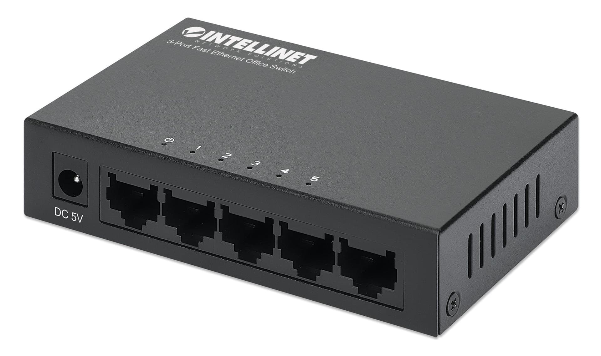 Switch Hub ethernet 10/100Mbps 5 porte desktop in metallo in  Scontolo.net - Potenza, commercioVirtuoso.it