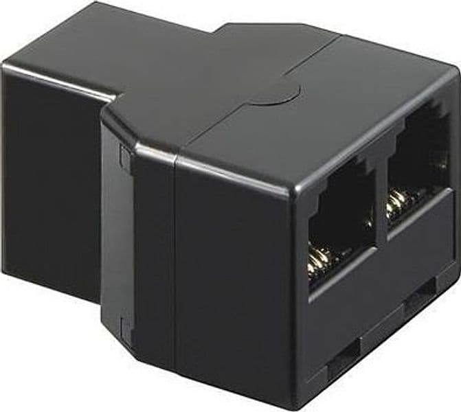 Accoppiatore telefonico duplex 6P4C F a 2x 6P4C F in Adattatori Scontolo.net - Potenza, commercioVirtuoso.it