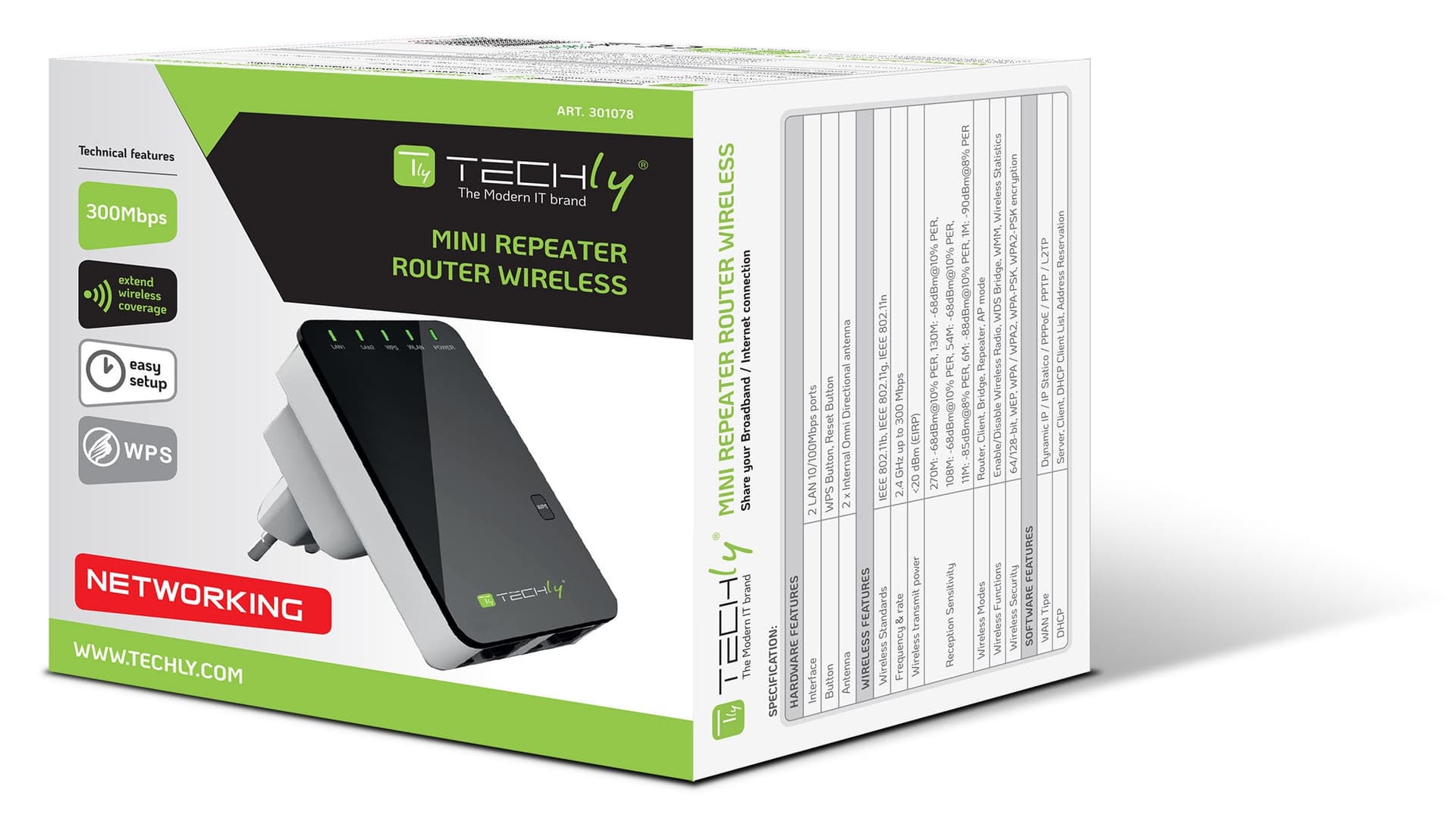 Ripetitore Router Wireless 300N da Muro Repeater2 in  Scontolo.net - Potenza, commercioVirtuoso.it