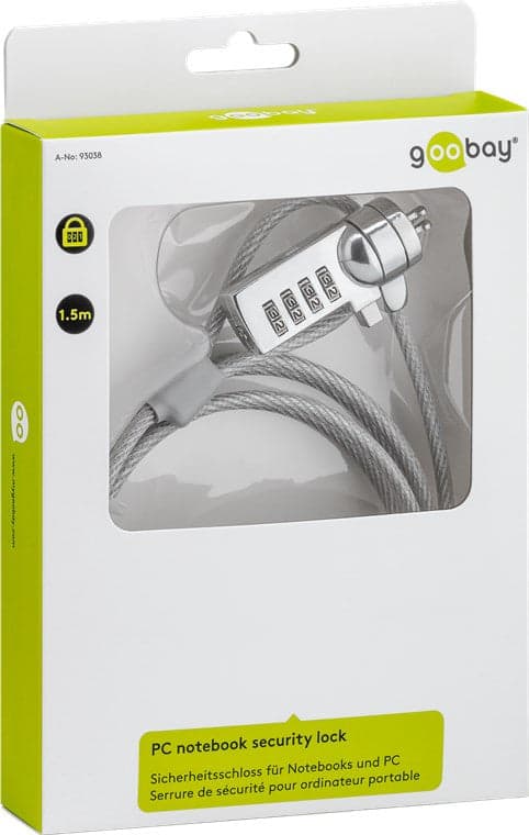Cavo di sicurezza a combinazione per Notebook in Lucchetti per valigie Scontolo.net - Potenza, commercioVirtuoso.it