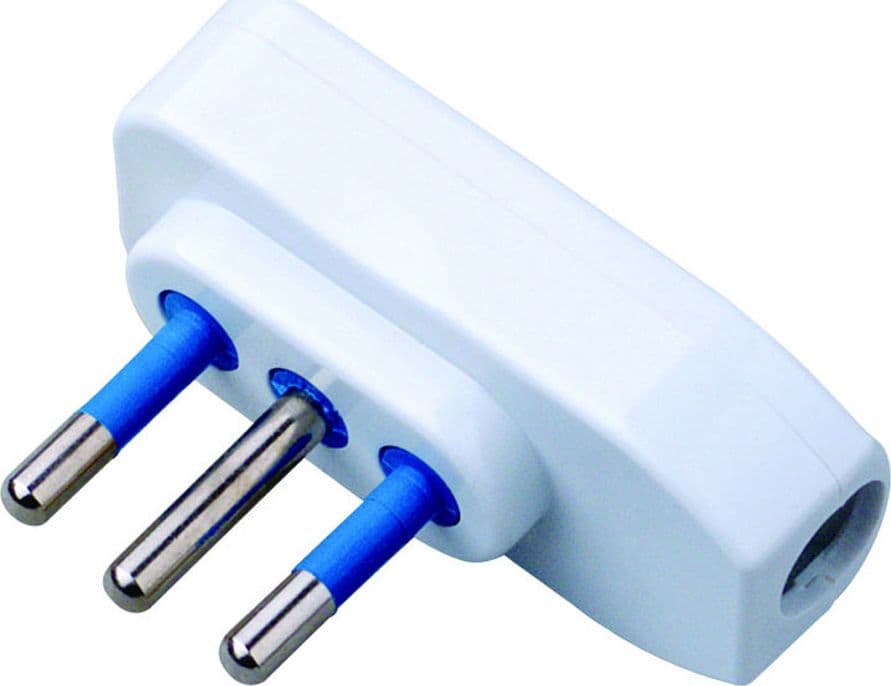 Spina ribassata 2P+T 10A Bianco in Spine elettriche di corrente alterna Scontolo.net - Potenza, commercioVirtuoso.it