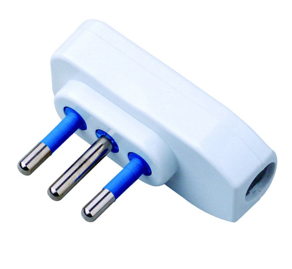 Spina ribassata 2P+T 10A Bianco in Spine elettriche di corrente alterna Scontolo.net - Potenza, commercioVirtuoso.it