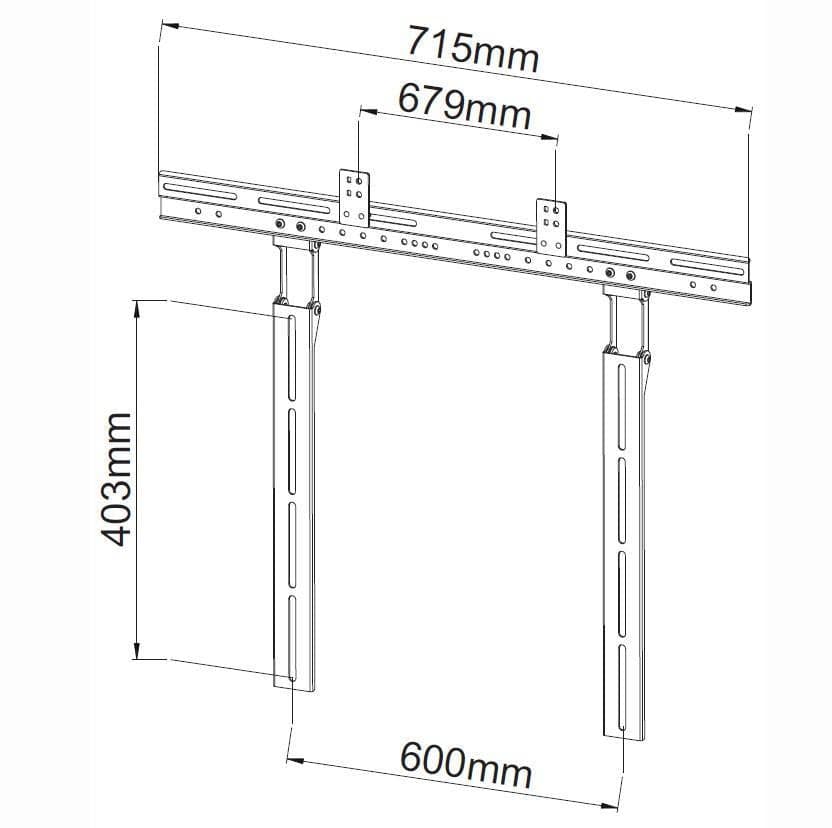 Supporto Soundbar da 10kg per TV o Staffa TV Nero in Supporti da parete e da soffitto Scontolo.net - Potenza, commercioVirtuoso.it