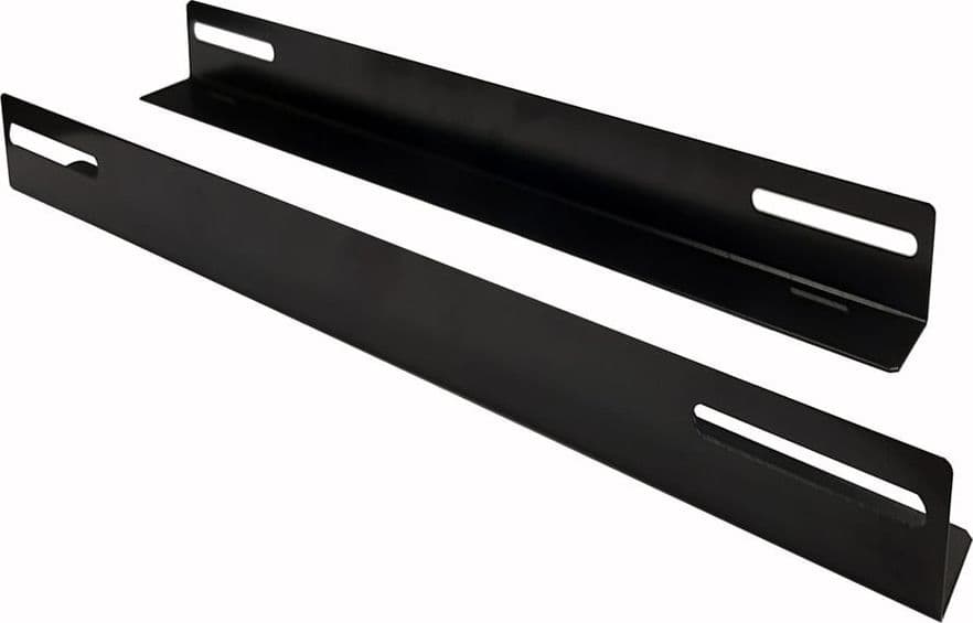 Coppia staffe a L Laterale per Rack 19'' a Muro Prof. 450mm Nero in Staffa Scontolo.net - Potenza, commercioVirtuoso.it